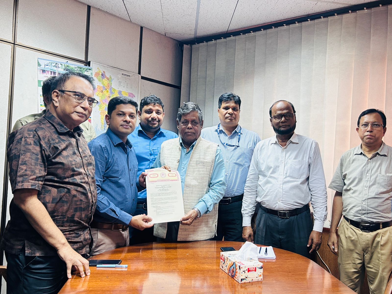 Signing ceremony with Proshika